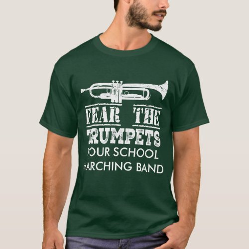 Trumpet Music Marching Band Personalized Shirt