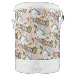 Trumpet Music Note Fragments Beverage Cooler