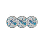Trumpet Music Note Fragments Golf Ball Marker