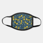 Trumpet Music Notes Pattern Face Mask