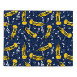 Trumpet Music Notes Pattern Jigsaw Puzzle