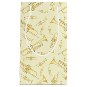 Trumpet Music Teacher Small Gift Bag