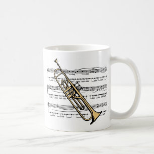 Trumpet musical 11 B Coffee Mug