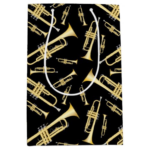 Trumpet Musician Band Teacher Medium Gift Bag