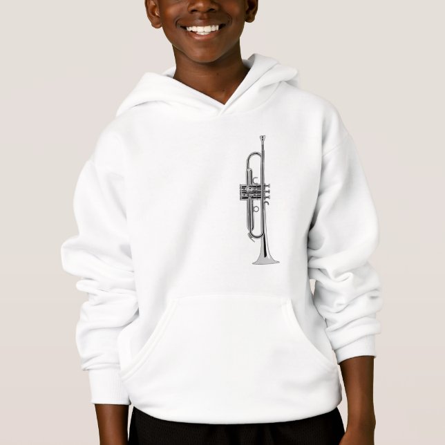 Trumpet Musician Hoodie (Front)