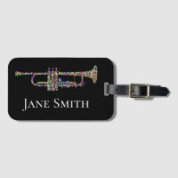 Trumpet name brass instrument case