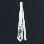 Trumpet Neck Tie<br><div class="desc">Vintage images remastered into unique apparel and accessories.</div>