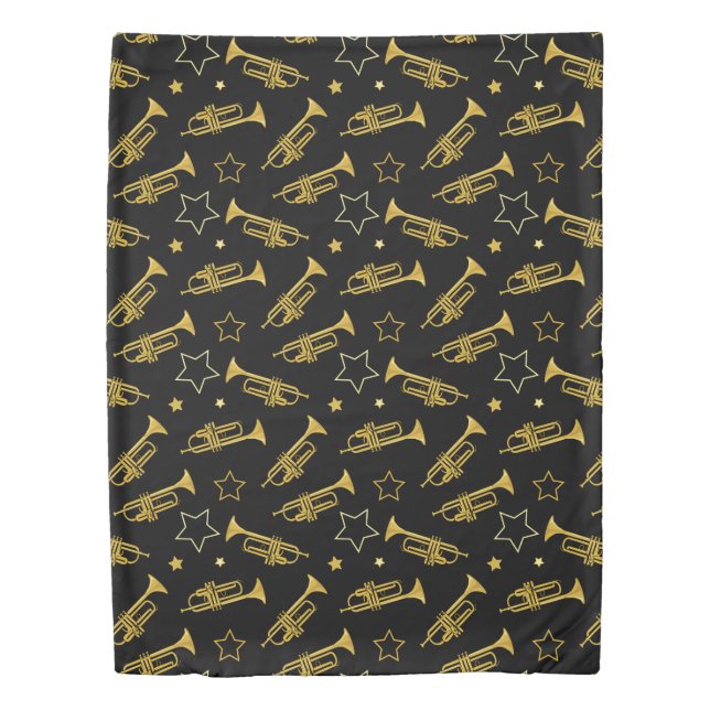 Trumpet Pattern Duvet Cover (Front)