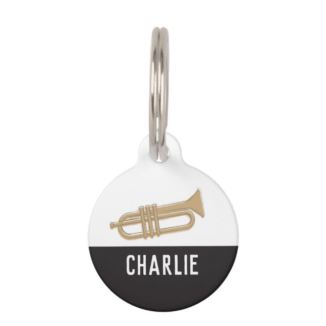 TRUMPET PET ID TAG (Front)