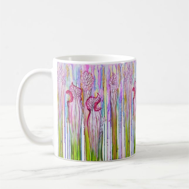 Trumpet Pitcher Plant Artwork Mug (Left)
