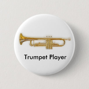 Trumpet Player Button