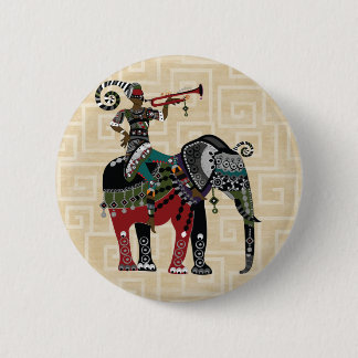 Trumpet Player Button