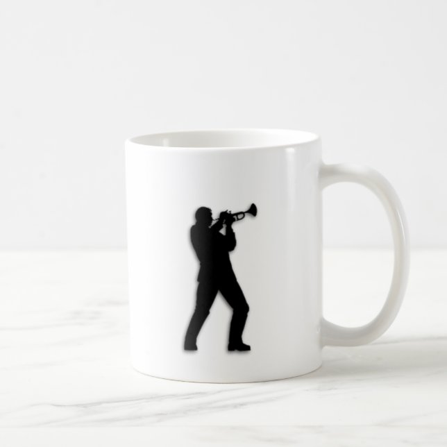 Trumpet Player Coffee Mug (Right)