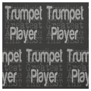 Trumpet Player Extraordinaire Fabric