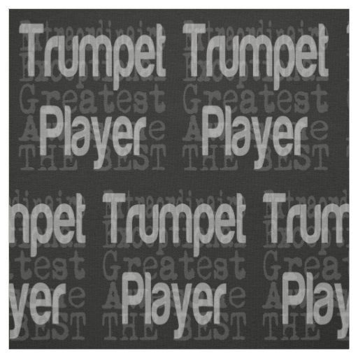 Trumpet Player Extraordinaire Fabric