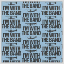 Trumpet Player Humor Fabric