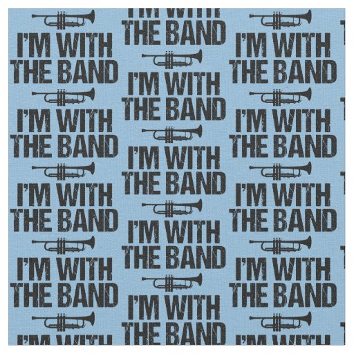 Trumpet Player Humor Fabric