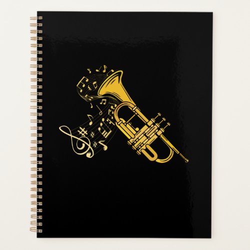 Trumpet Player Jazz Music Gift Big Band Trumpet Planner