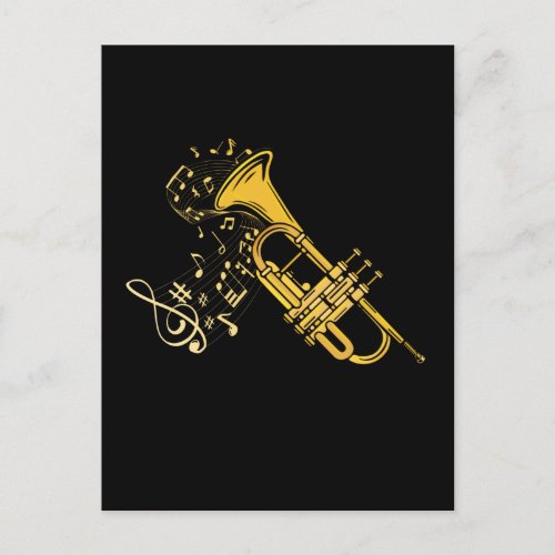 Trumpet Player Jazz Music Gift Big Band Trumpet Postcard