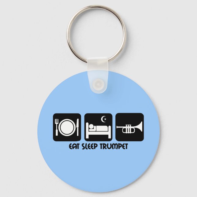 trumpet player keychain (Front)