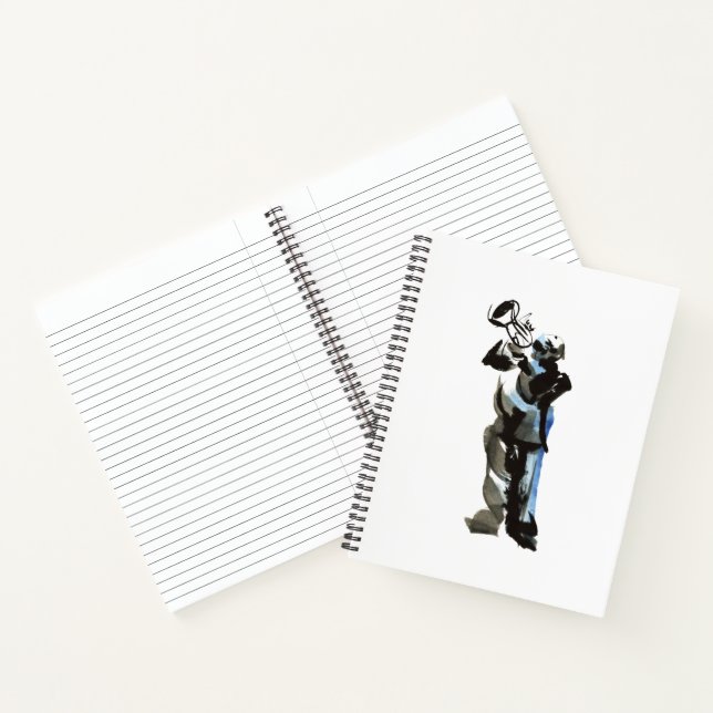 Trumpet Player Notebook (Inside)