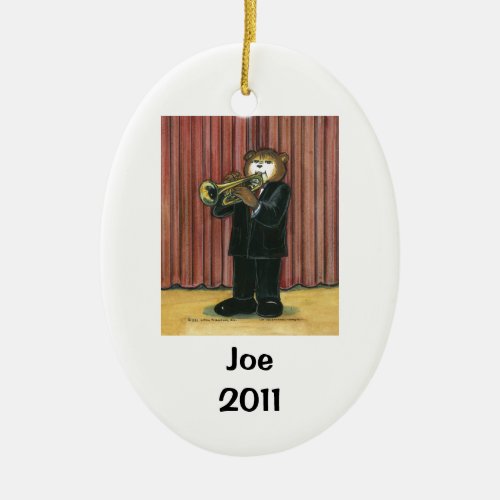 Trumpet Player Personalized Ornament