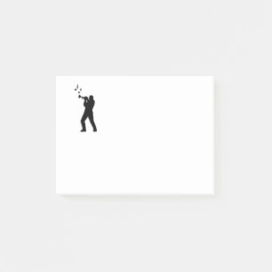 Trumpet Player Post-it Notes