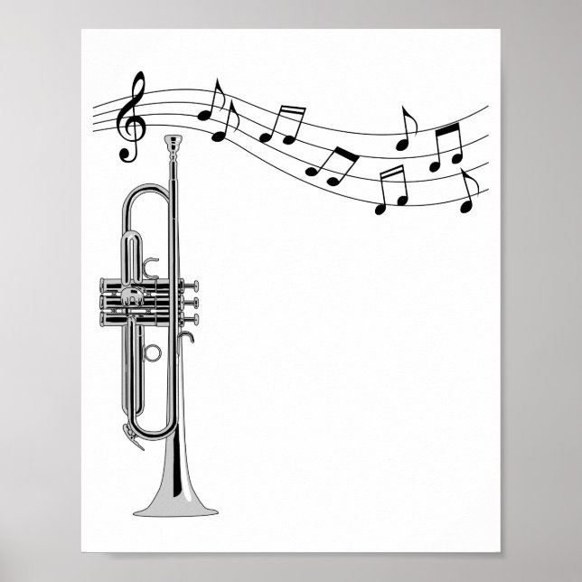 Trumpet Player Poster (Front)