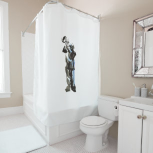 Trumpet Player Shower Curtain
