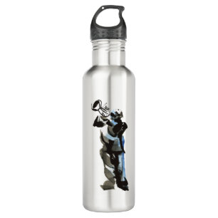 Trumpet Player Stainless Steel Water Bottle