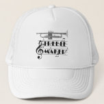 Trumpet Player Treble Maker Trucker Hat