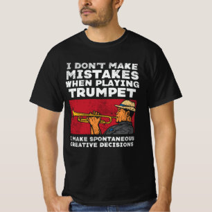 Trumpet - Playing A Trumpet T-Shirt