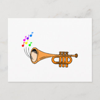 Trumpet Postcard
