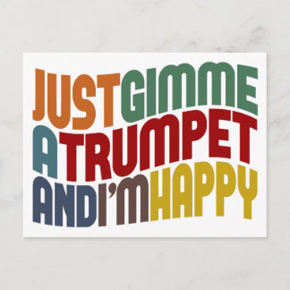 Trumpet Postcard