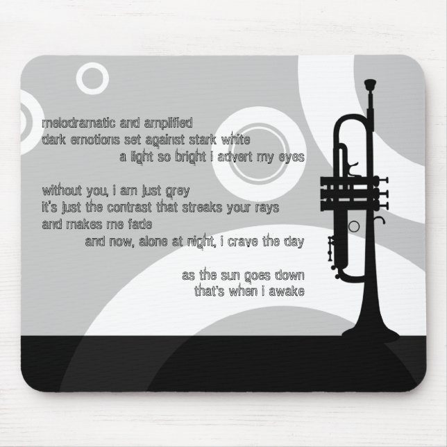 trumpet rings : cave dweller mouse pad (Front)