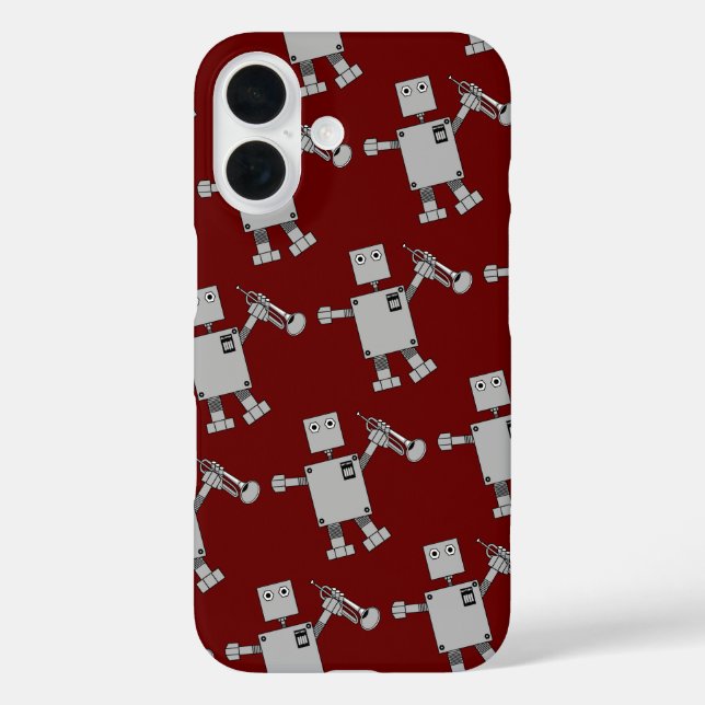 Trumpet Robot Case-Mate iPhone Case (Back)