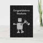 Trumpet Robot Thank You Card