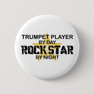 Trumpet Rock Star by Night Button