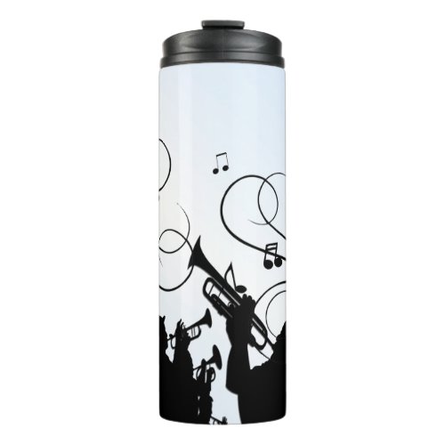 Trumpet Section Blue Music Thermal Tumbler