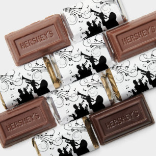 Trumpet Section Jazz Music 3 Lines Text Hershey's Miniatures