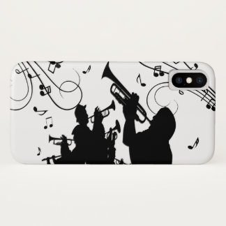 Trumpet Section Jazz Music iPhone X Case