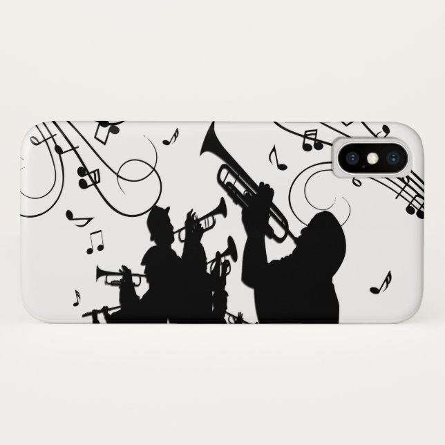 Trumpet Section Jazz Music Case-Mate iPhone Case (Back (Horizontal))