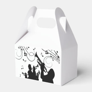 Trumpet Section Jazz Music Favor Boxes