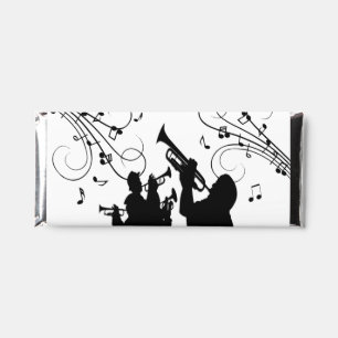 Trumpet Section Jazz Music Hershey Bar Favors
