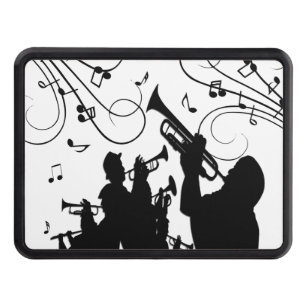 Trumpet Section Jazz Music Hitch Cover