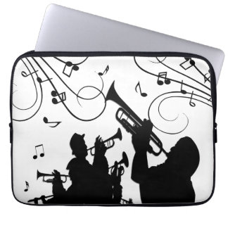 Trumpet Section Jazz Music Laptop Sleeve