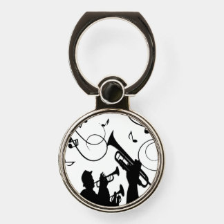 Trumpet Section Jazz Music Phone Ring Stand