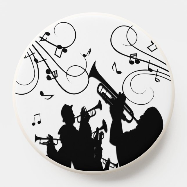 Trumpet Section Jazz Music PopSocket (Popsocket)