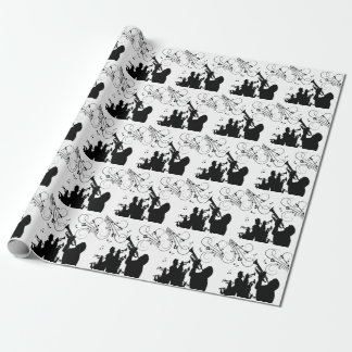 Trumpet Section Jazz Music Wrapping Paper