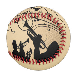 Trumpet Section Rustic Music Baseball